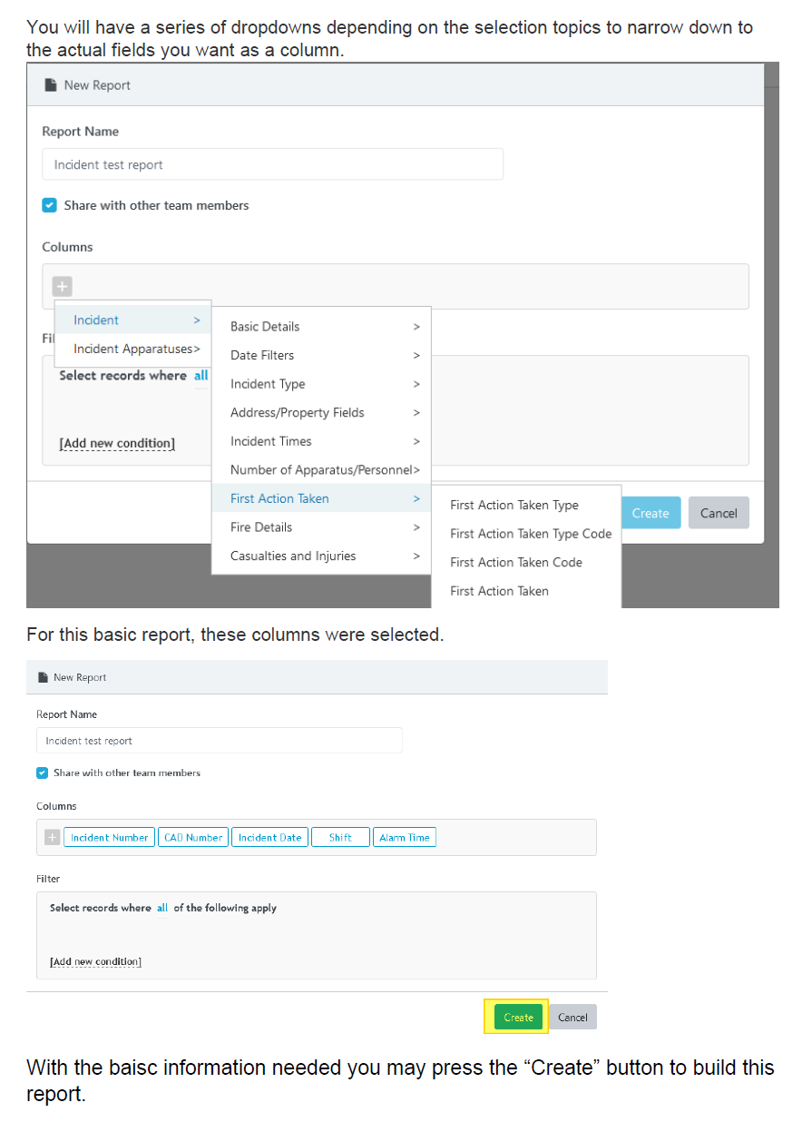 Creating Basic Reports in Report Generator